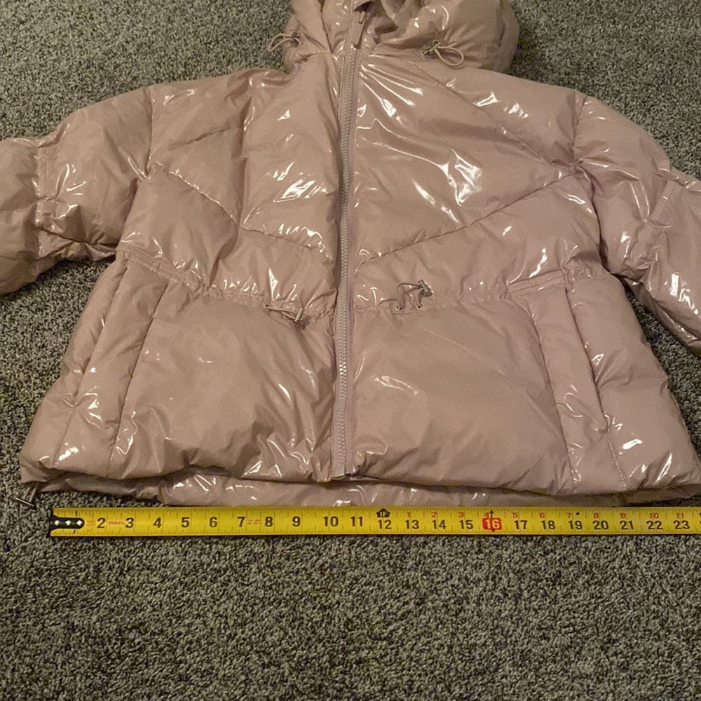 ALO Stunner Puffer Jacket Dusty Pink Size Small - Picture 10 of 14
